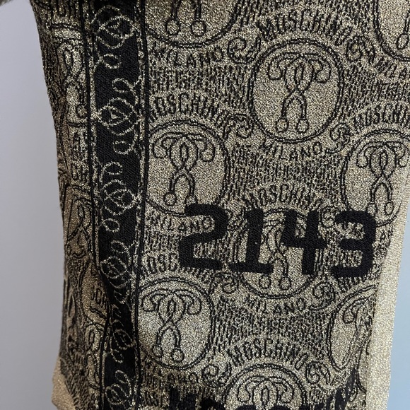 ❤️🔥RARE❤️🔥 Moschino Couture “Credit Card” Cardigan - Authentic Made in Italy - Picture 7 of 16